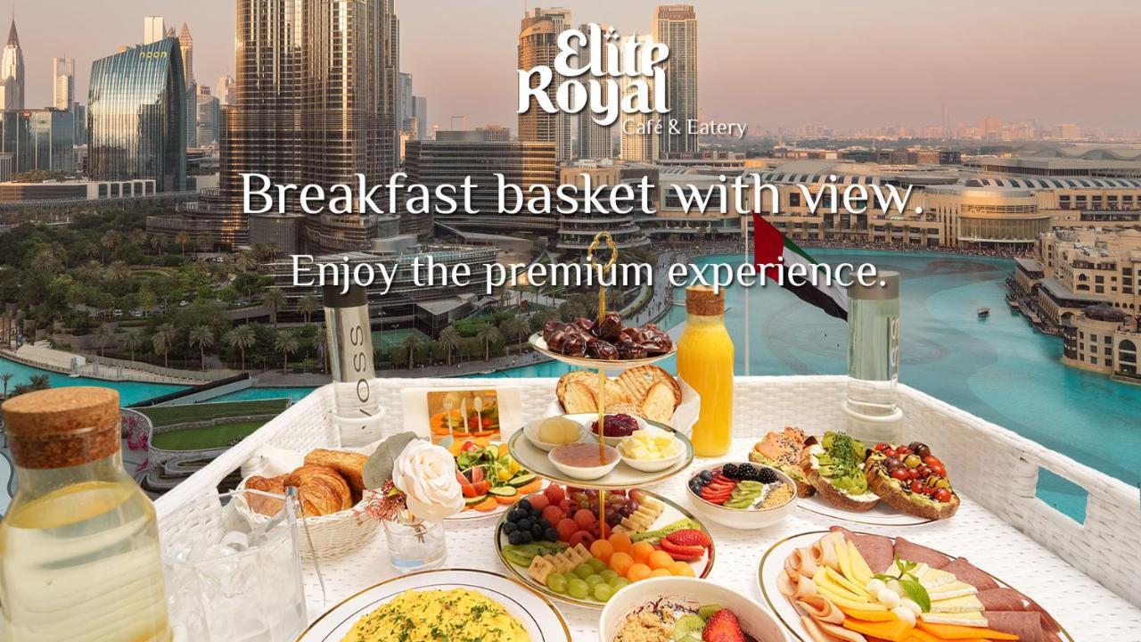 Elite Royal Apartment - Full Burj Khalifa And Fountain View - Caesar Dubai Exteriör bild